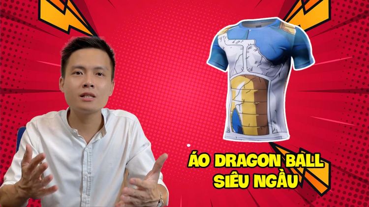 Áo Dragon Ball Songoku Vegeta Siêu Chất