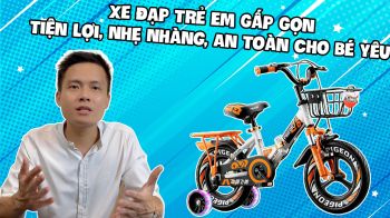 XE ĐẠP TRẺ EM GẤP GỌN THÔNG MINH